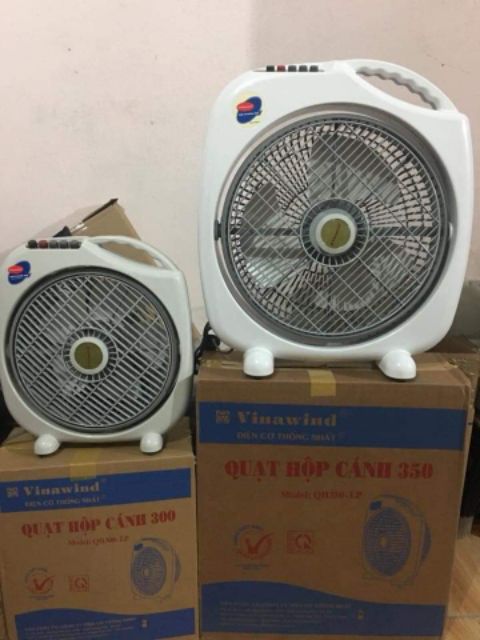 Quạt Hộp Tản Gió 300 và 350 Vinawind Điện Cơ Thống Nhất QH300TL/LP