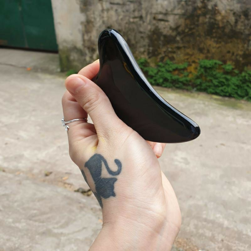 combo 10 dụng cụ cạo gió ,massage sừng đen dày đẹp