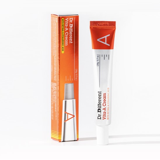 Kem Retinal 0.05% Dr.different Vita A Cream Forte 20gr Hàn Quốc Mit Beauty dưỡng da căng bóng trả lại thanh xuân
