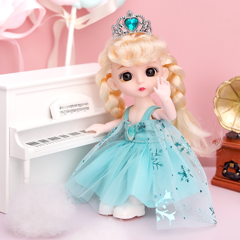 Búp Bê Barbie 16cm Xinh Xắn Dành Cho Bé Gái