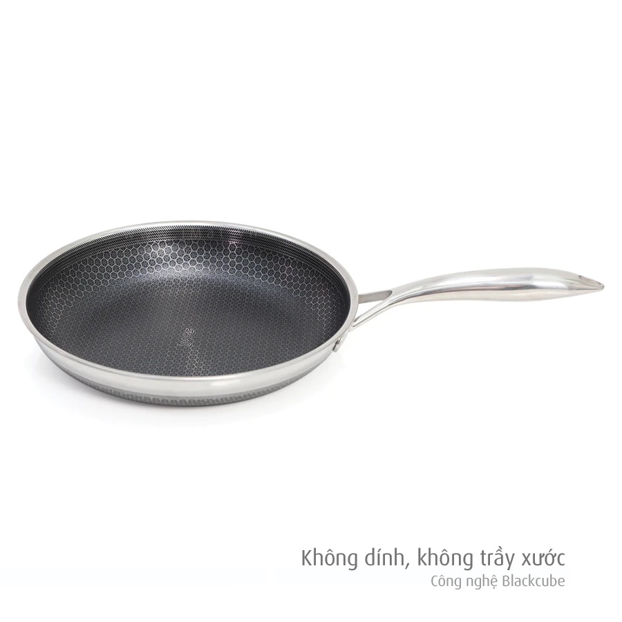 [Hàng chính hãng] Chảo chiên iNox Blackcube iMat 26cm