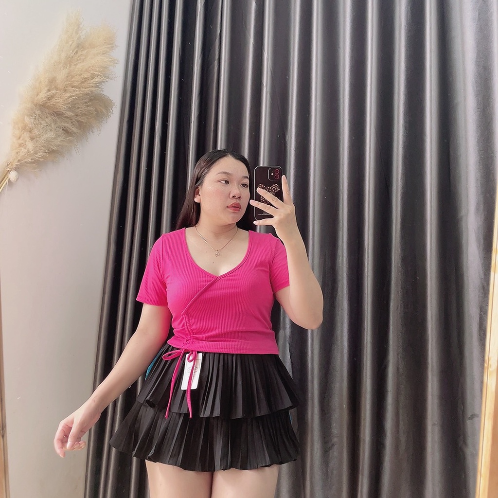 ÁO THUN GÂN TĂM BIGSIZE NỮ LÊN PHOM CỰC HACK DÁNG DỄ THƯƠNG MÃ G9