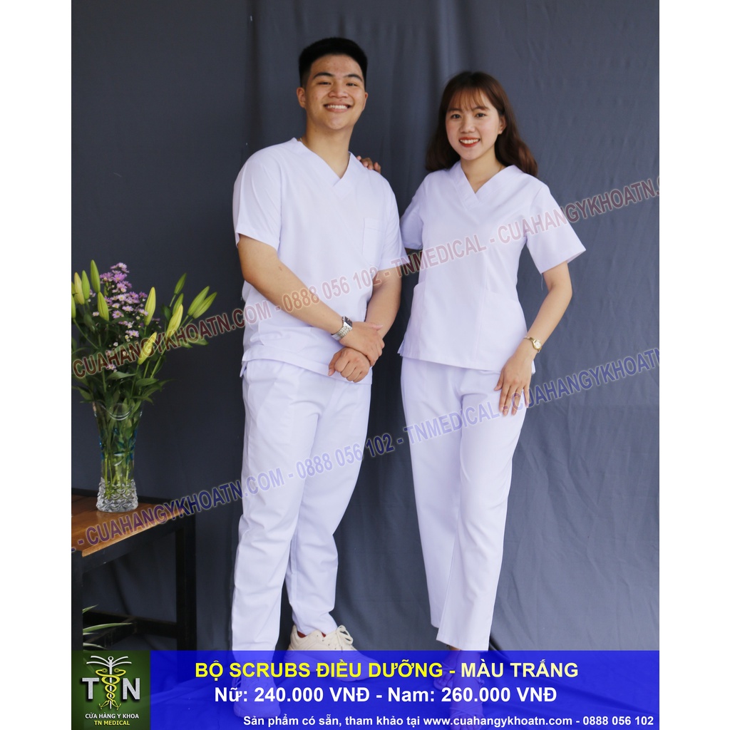 [Mã SKAMFSW175 giảm 10K đơn 50K] ☘ Bộ Scrubs Vải Trung Cấp - Thương hiệu TN Medical