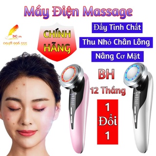 [BH 12 Tháng] Máy Massage Mặt [ CHÍNH HÃNG ] Đẩy Tinh Chất Ion - Nâng Cơ Thu Gọn Chân Lông Chăm Sóc Da - 1 Đổi 1