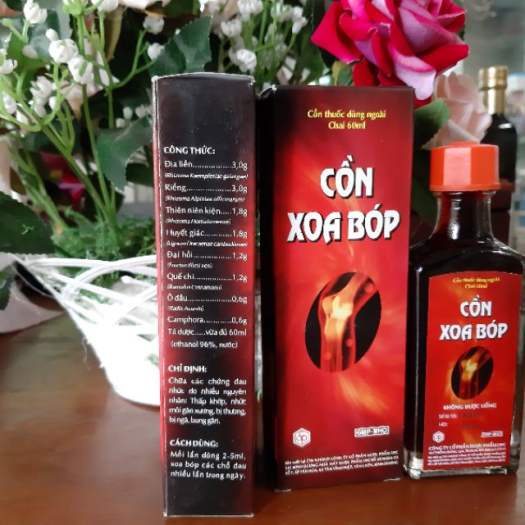 CỒN XOA BÓP OPC 60ML