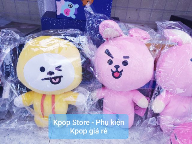 OFFICAL BT21 STANDING × WS gấu bông BT21 chính hãng