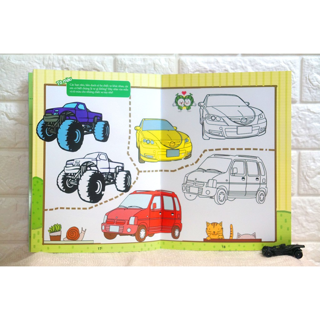 Sách - Dán hình ô tô thú vị ( Bán lẻ cuốn ) | BigBuy360 - bigbuy360.vn