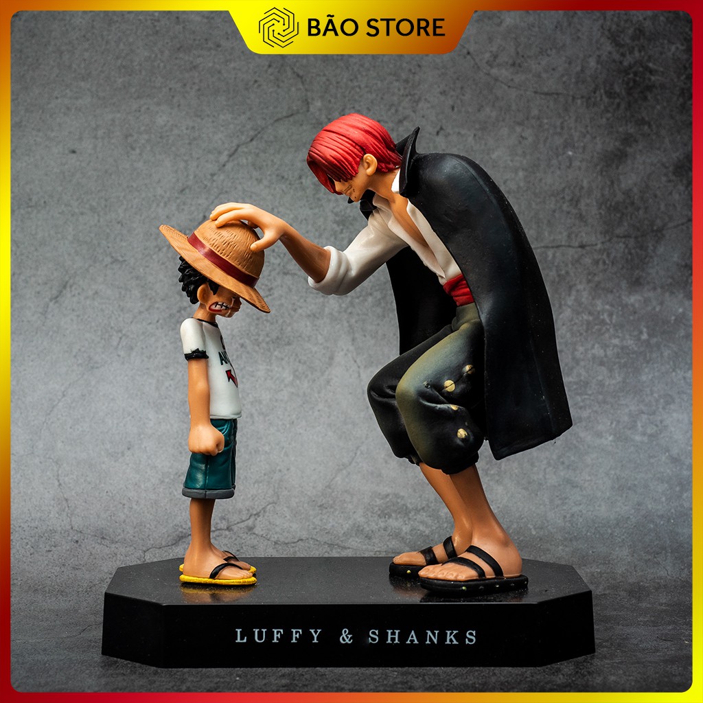 Mô Hình One Piece Shanks và Luffy - Mô Hình trang trí One Piece Figure