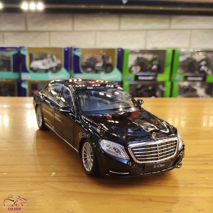 Mô hình xe Sắt Mercedes-Benz S500 Welly FX tỉ lệ 1:24 màu đen