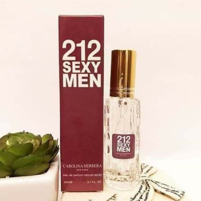 Nước hoa mini 212 Sexy Men nam 20ml dạng xịt- mẫu 4d-Mùi 212 Sexy Men