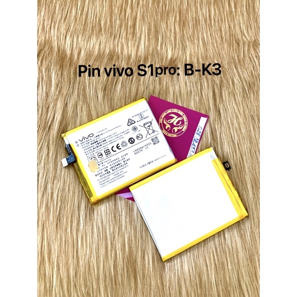 pin vivo S1 pro newzin : B-K3