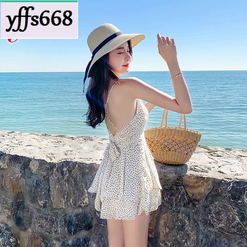Đầm hai dây màu trắng size S - XL thời trang đi biển cho nữ