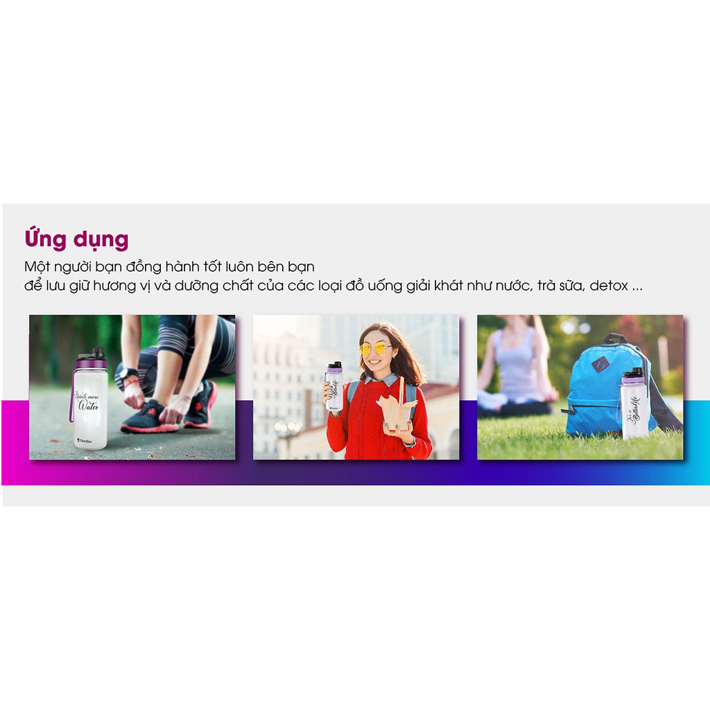 Bình Đựng Nước mini Cầm Tay Thể Thao Rạng Đông 1lít -  RD-10P1