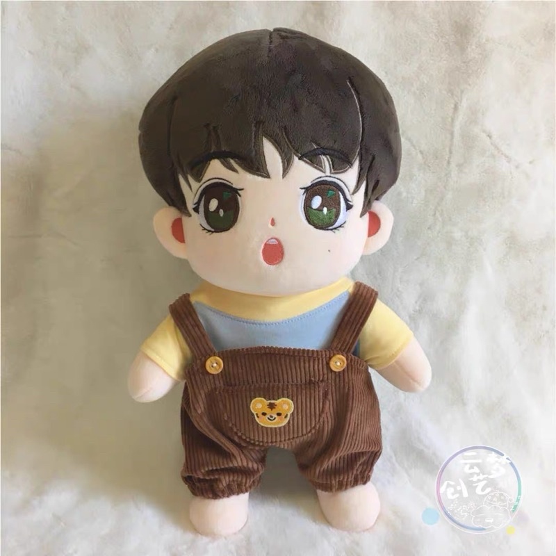 Outfit doll 40cm Set yếm gấu áo thun