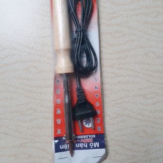 Mỏ Hàn Chì Cán Gỗ Bá Quang 30W-40W-60W-80W Mũi Hàn Thẳng, Mũi Hàn Cong
