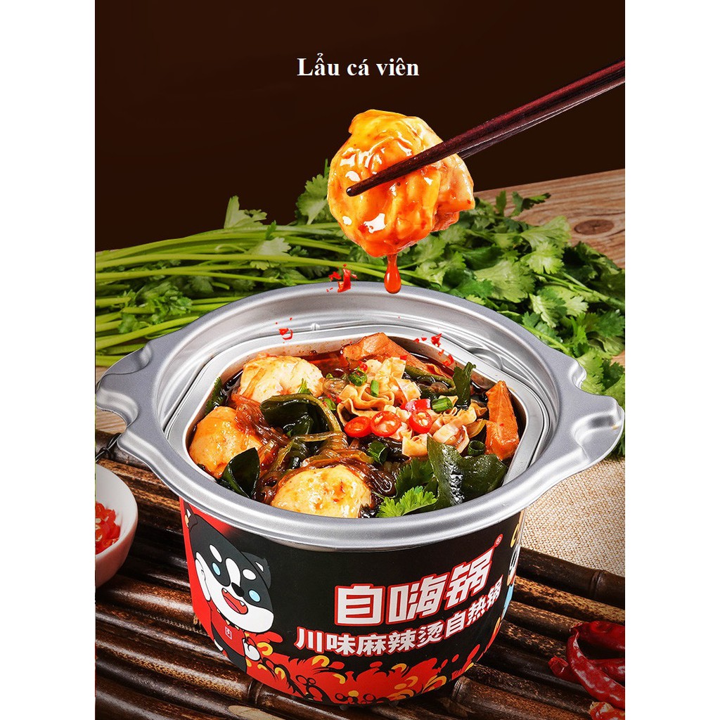 [SẴN] Lẩu Tự Sôi Tứ Xuyên Ăn Liền Cực Ngon Hộp Nhỏ