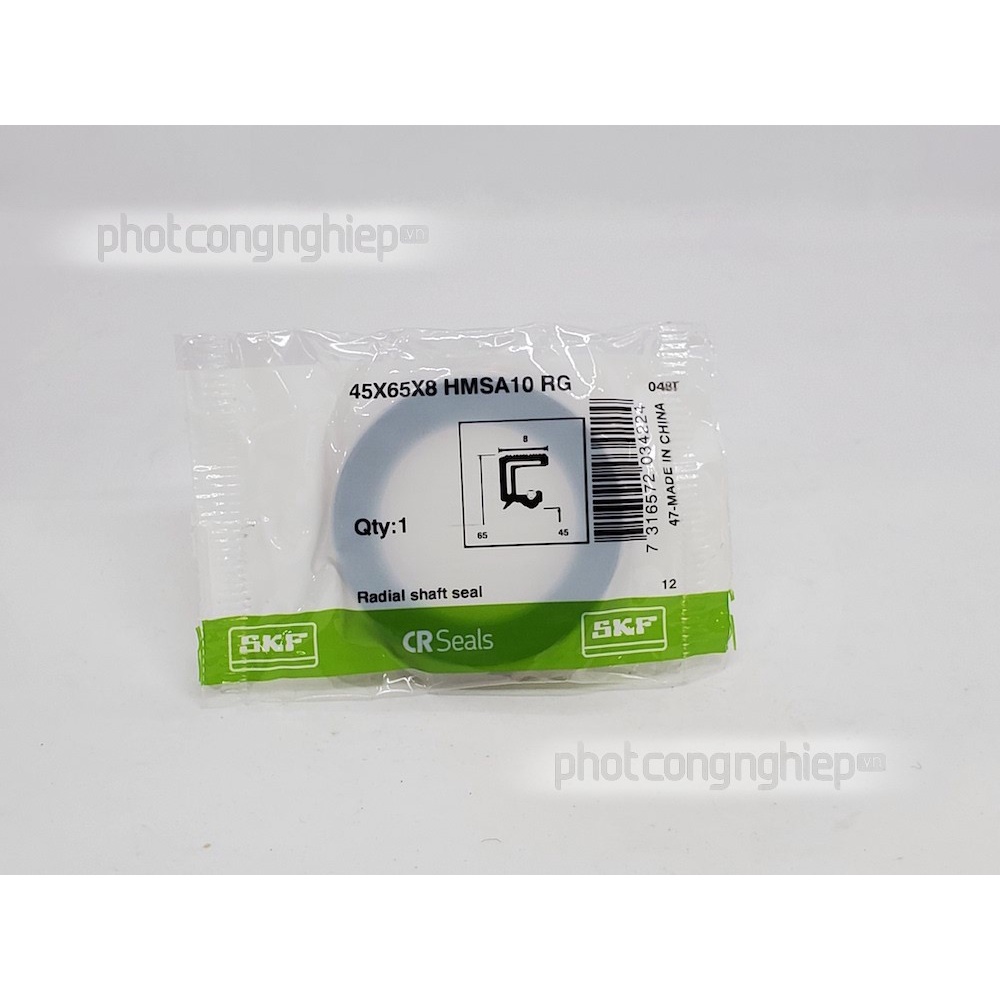 Phớt 45x65x8 HMSA10 RG SKF chính hãng - Phớt chặn dầu SKF