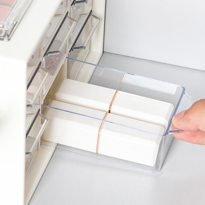 Hộp Nhựa Trong Suốt 9 Ngăn Đựng Đồ Tiện Dụng