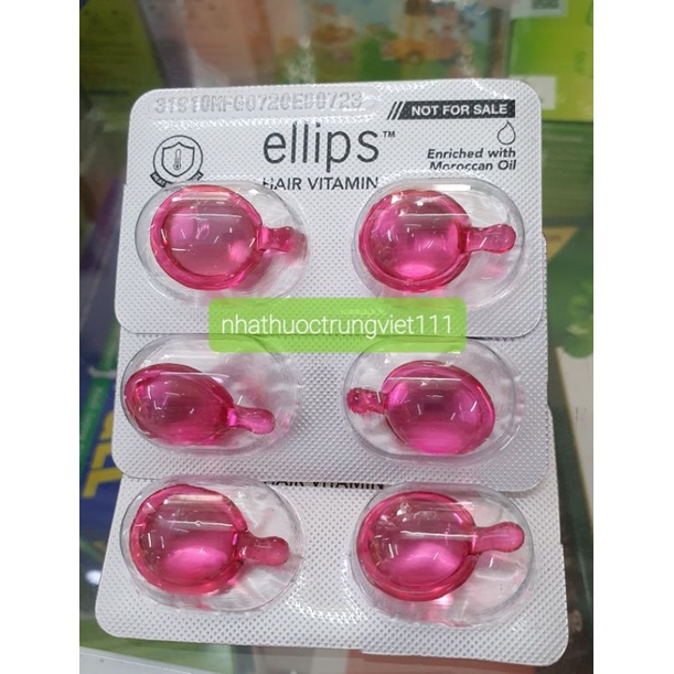 Serum dưỡng tóc Ellips - Vỉ 2 viên dùng thử