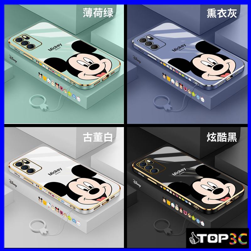ốp lưng oppo Reno 6z ốp lưng oppo a16 ốp lưng oppo reno 6 5g a94 a93 reno 7 reno 7z reno5 reno4 reno2 reno 2f DISNEY Ốp Lưng Điện Thoại Hình Hoạt Hình Dành Cho oppo Reno6 A16 Reno6Z MQ