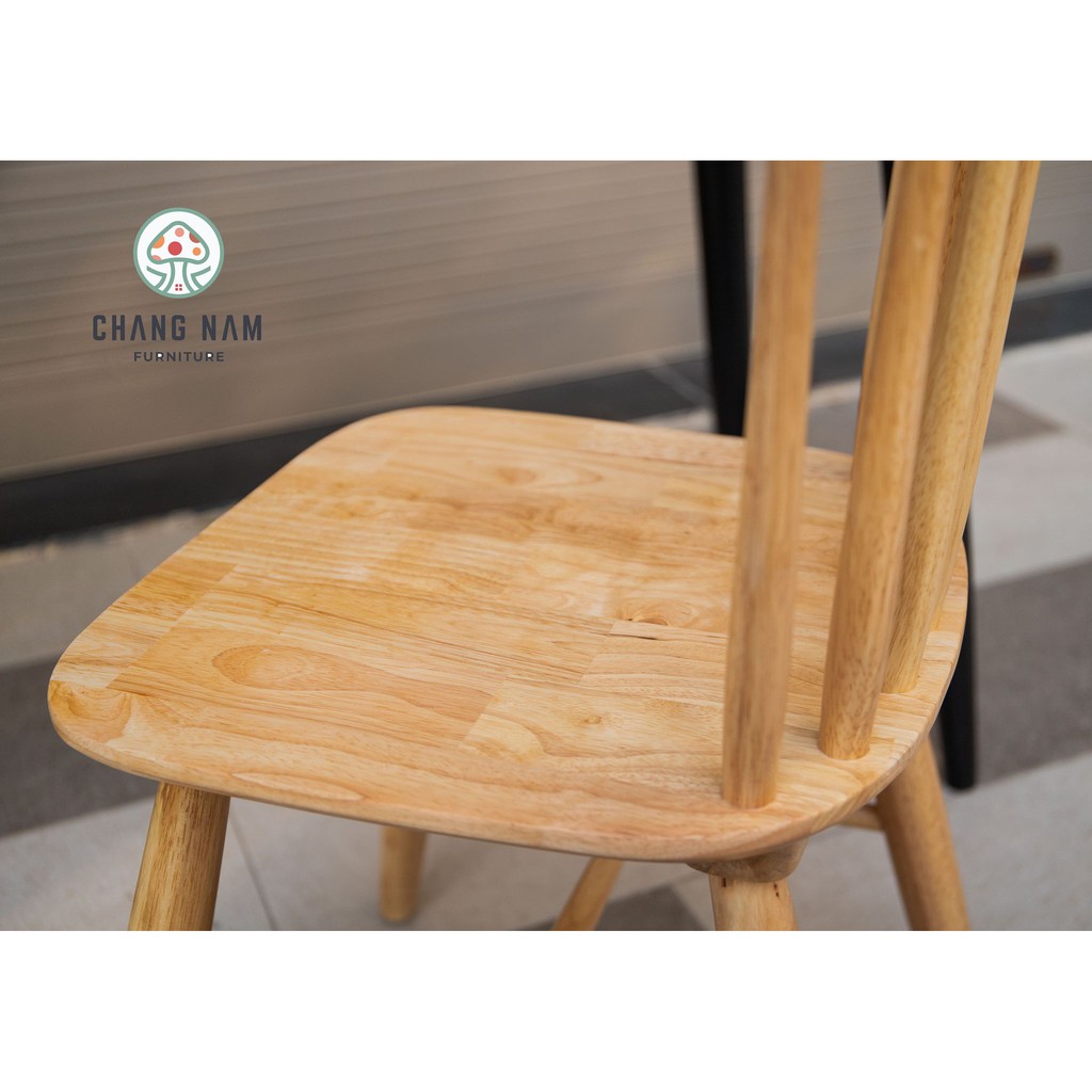 COMBO BÀN LÀM VIỆC HÀN QUỐC - LONG TABLE + GHẾ GỖ WINDSOR