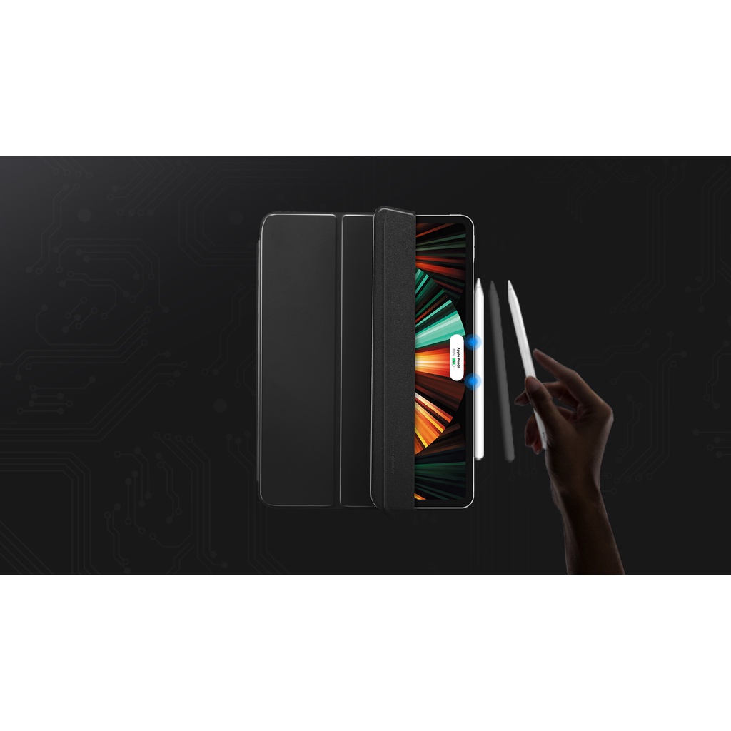 Bao Da Dành Cho iPad Pro 12.9 inch 2021/ 2022 ESR Rebound Magnetic Slim Case - Hàng Chính Hãng