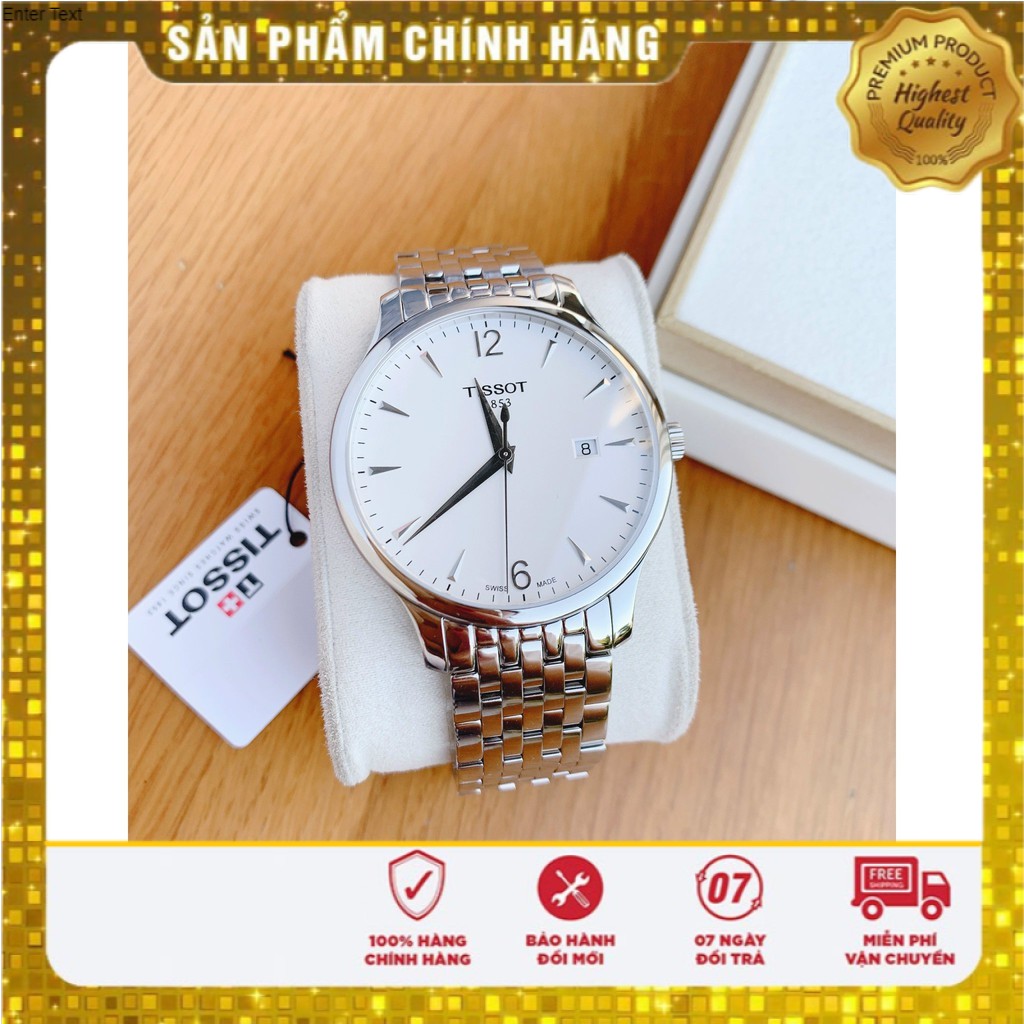 Đồng hồ nam chính hãng Tissot Tradition T063.610.11.037.00 - Máy Quartz pin Thụy Sĩ - Kính Sapphire