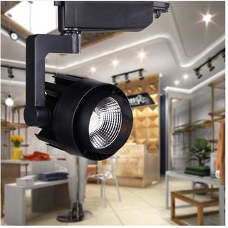 Đèn led rọi ray COB vỏ đen 30W - MD66