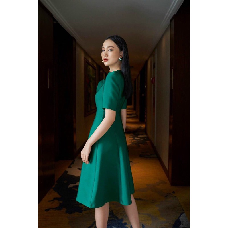 ĐẦM  XOÈ TAY PHỒNG KẾT HOA HỒNG