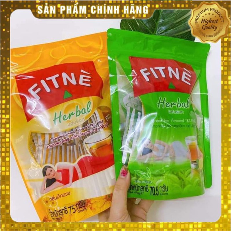 Trà Fitne Herbal Thái Lan Túi Lọc  75 gram
