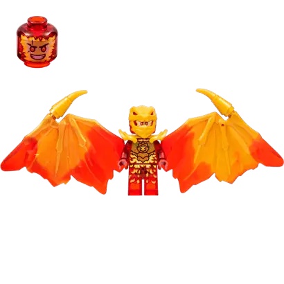 892291 Đồ chơi lắp ráp Iego Ninjago Crystalized Golden Dragon Kai - Nhân vật Kai rồng vàng