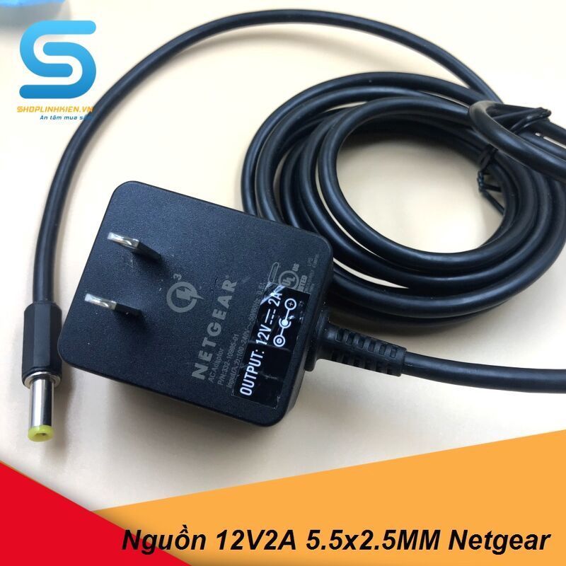 Nguồn 12V2A 5.5x2.5MM Netgear AD2090320-12V (Chế lại Jack 5.5)