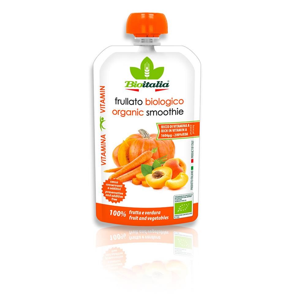 Sinh tố BioItalia mơ, cà rốt, bí đỏ