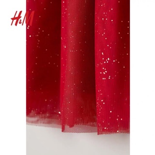 Váy H&m đỏ cho bé 3 tháng tuổi