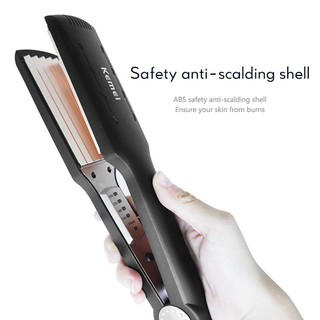 Máy Bấm Tóc Bản Lớn 4 Mức Chỉnh Nhiệt Kemei 472