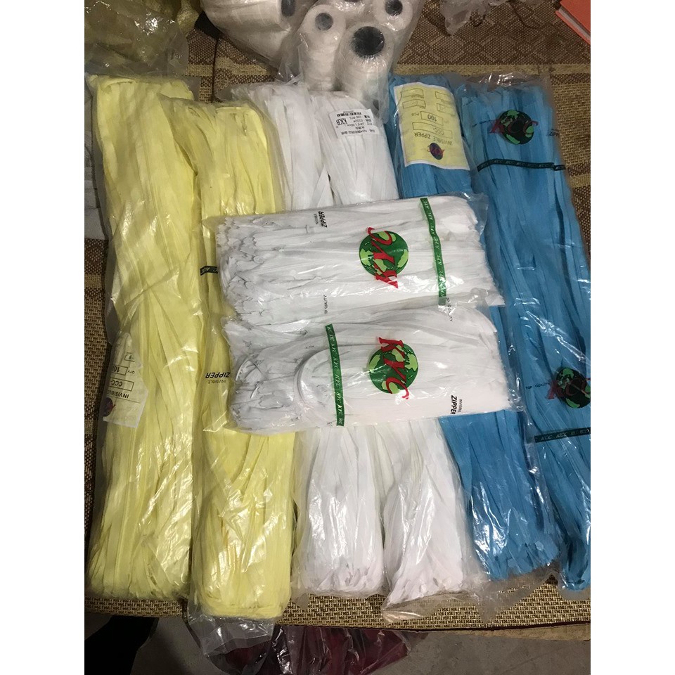 10 chiếc khóa dây kéo giọt lệ 60cm