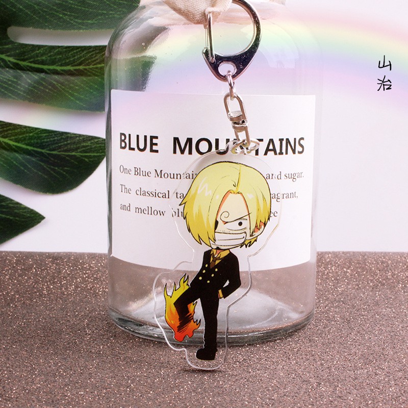 Móc khóa mica anime Sanji - One Piece