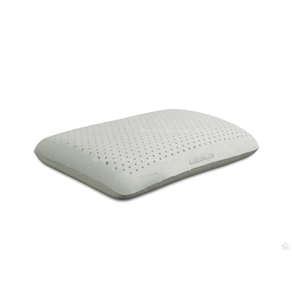 Gối cao su Liên Á oval grey C fusion than hoạt tính chính hãng