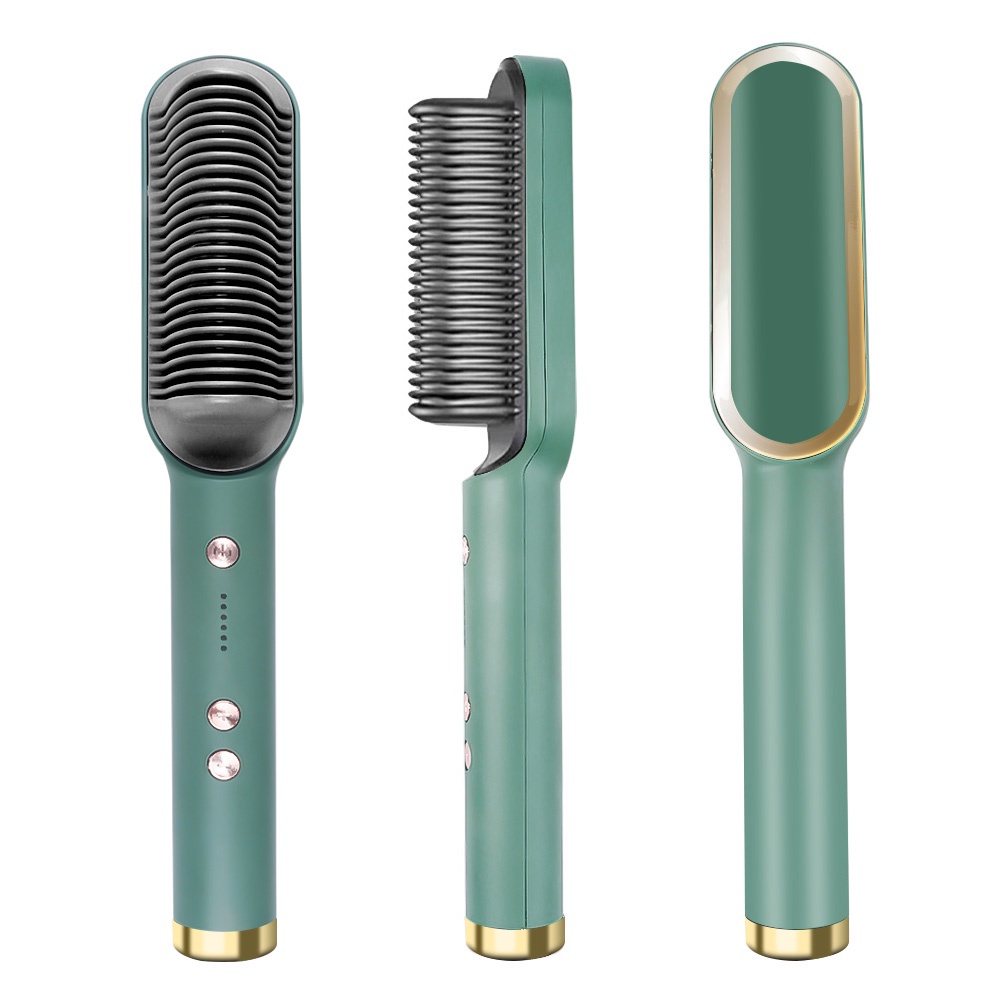 Lược Điện Chải Thẳng Tóc Straight Comb Chuyên Nghiệp&amp;Tiện Máy duỗi tóc thông dụng,cấu tạo lược thật dễ dàng tạo kiểu tóc