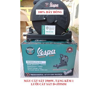 MÁY CẮT SẮT, máy cắt sắt bàn Vespa 2500W [CAM KẾT CHÍNH HÃNG]