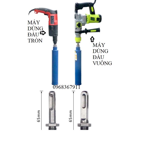 Đầu chuyển mũi khoan rút lõi, đầu chuyển máy khoan thành máy khoan rút lõi