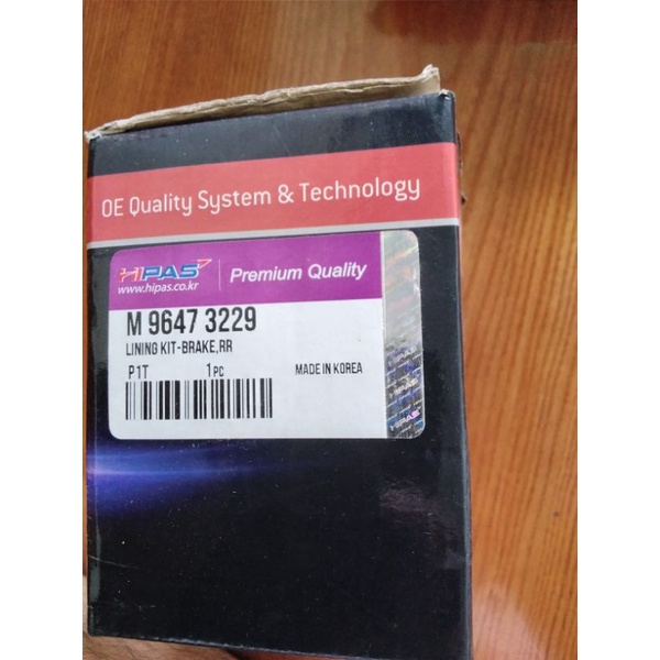 Má phanh sau xe DAEWOO GENTRA ; AVEO  made in Korea