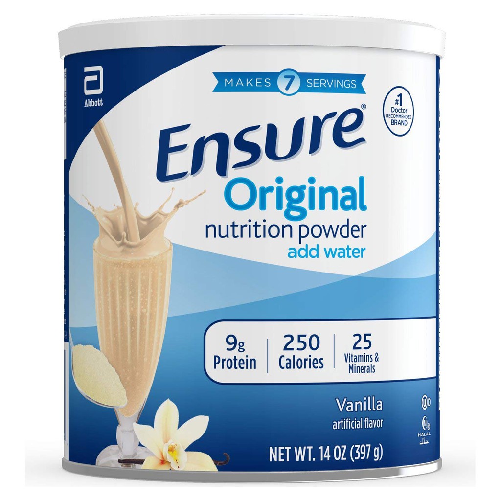 Sữa Ensure Original Nutrition Powder Mỹ 397g