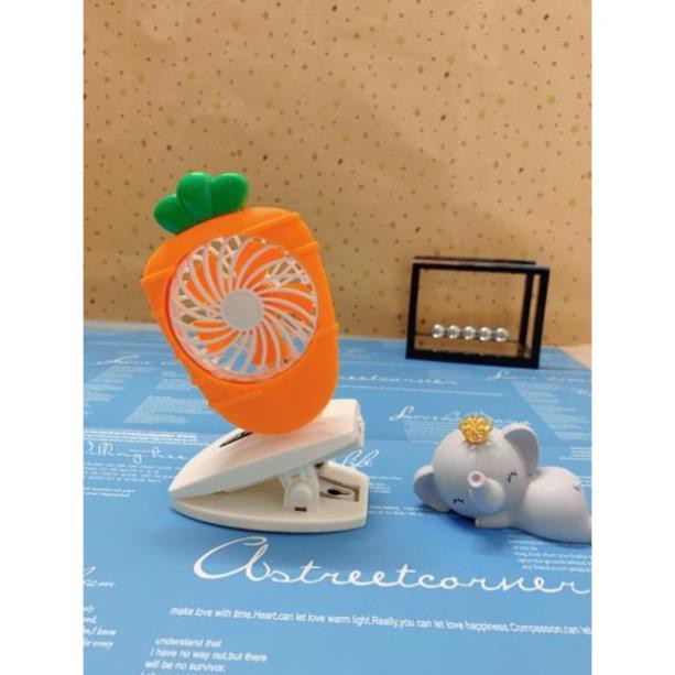 [Mã ELFLASH5 giảm 20K đơn 50K] Quạt kẹp bàn ⭐ FREE SHIP ⭐cà rốt, dâu tây, dứa | BigBuy360 - bigbuy360.vn