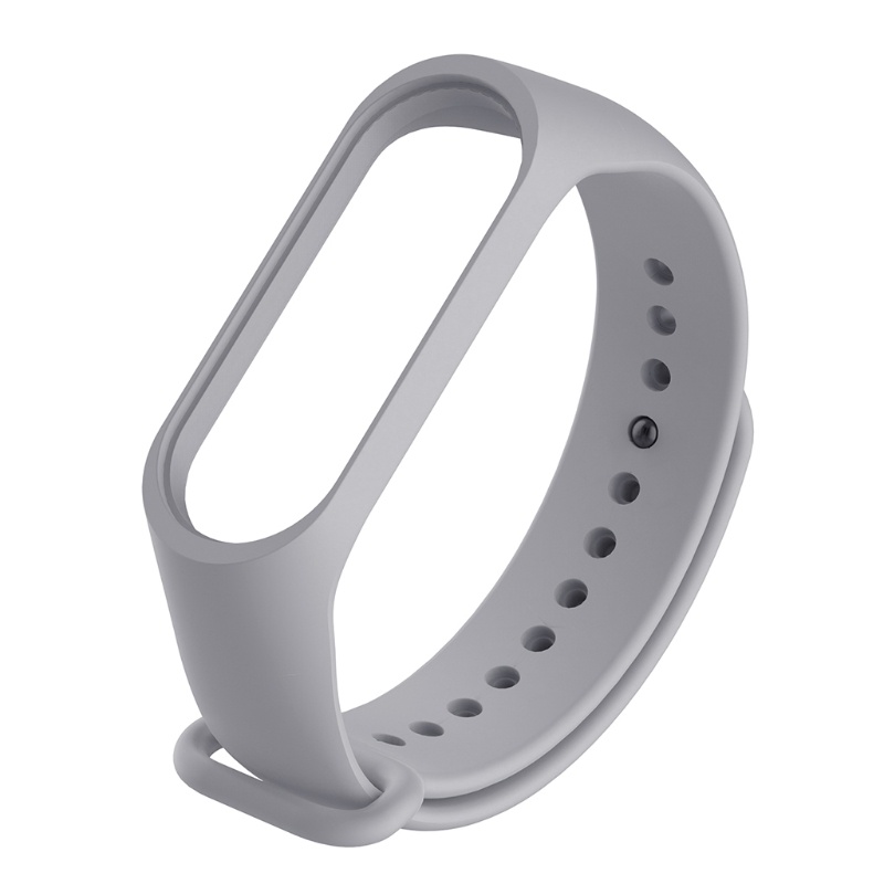 Dây Đeo Thay Thế Chất Liệu Silicon Thiết Kế Nhiều Lỗ Thời Trang Cho Xiaomi Mi Band 3 4