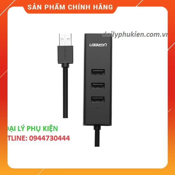[Mã 154ELSALE2 giảm 7% đơn 300K] USB 2.0 To Lan, Hub Chia USB Ugreen 30301 dailyphukien