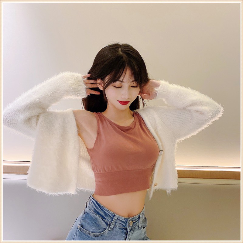 Áo Bra Dáng Croptop Siêu Hot Phong Cách Hàn (8862)