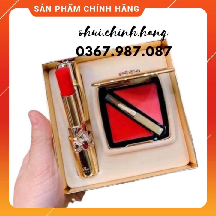 Set son dưỡng Ohui The First màu Red_EBISU COSMETICS