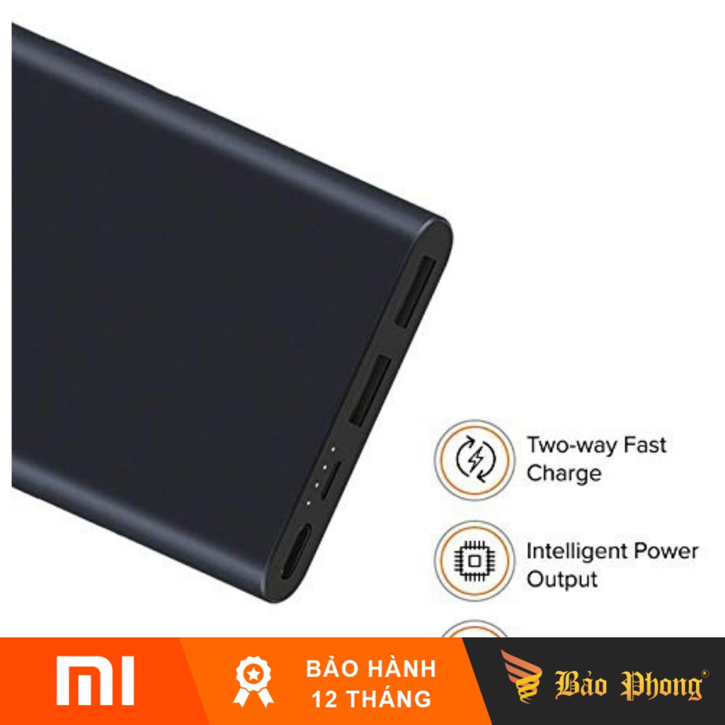 Pin dự phòng Xiaomi 10000 mAh Gen 3 (sạc nhanh 18w Type-c) - Hàng Chính Hãng | BigBuy360 - bigbuy360.vn