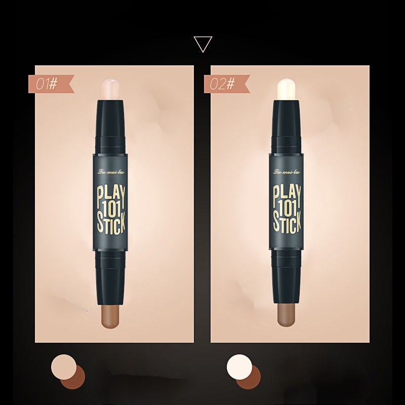 [Hàng mới về] Thỏi phấn bắt sáng LAMEILA thiết kế hai đầu tạo khối trang điểm ba chiều | BigBuy360 - bigbuy360.vn